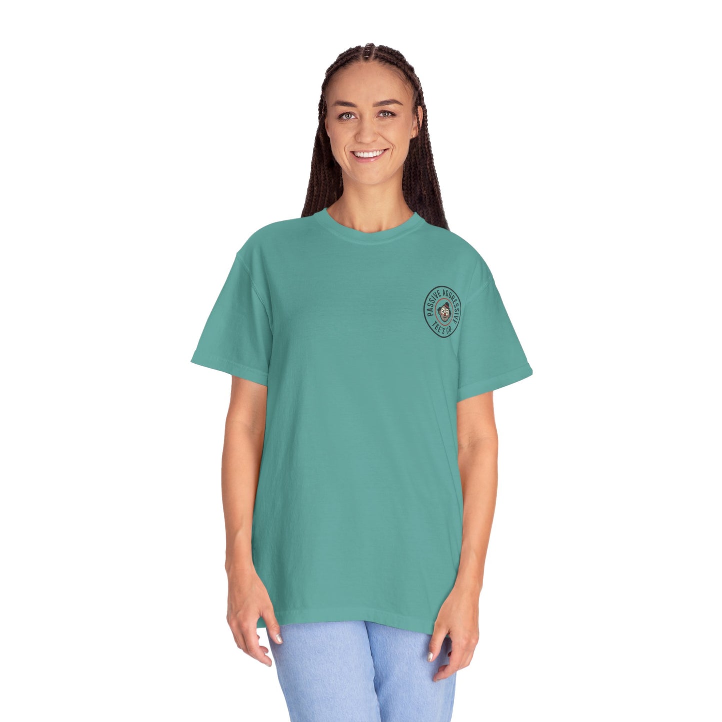 T-Shirt — "The way your parents pretend to be together… reminds me how you pretend to be on a diet" Script Back Graphic