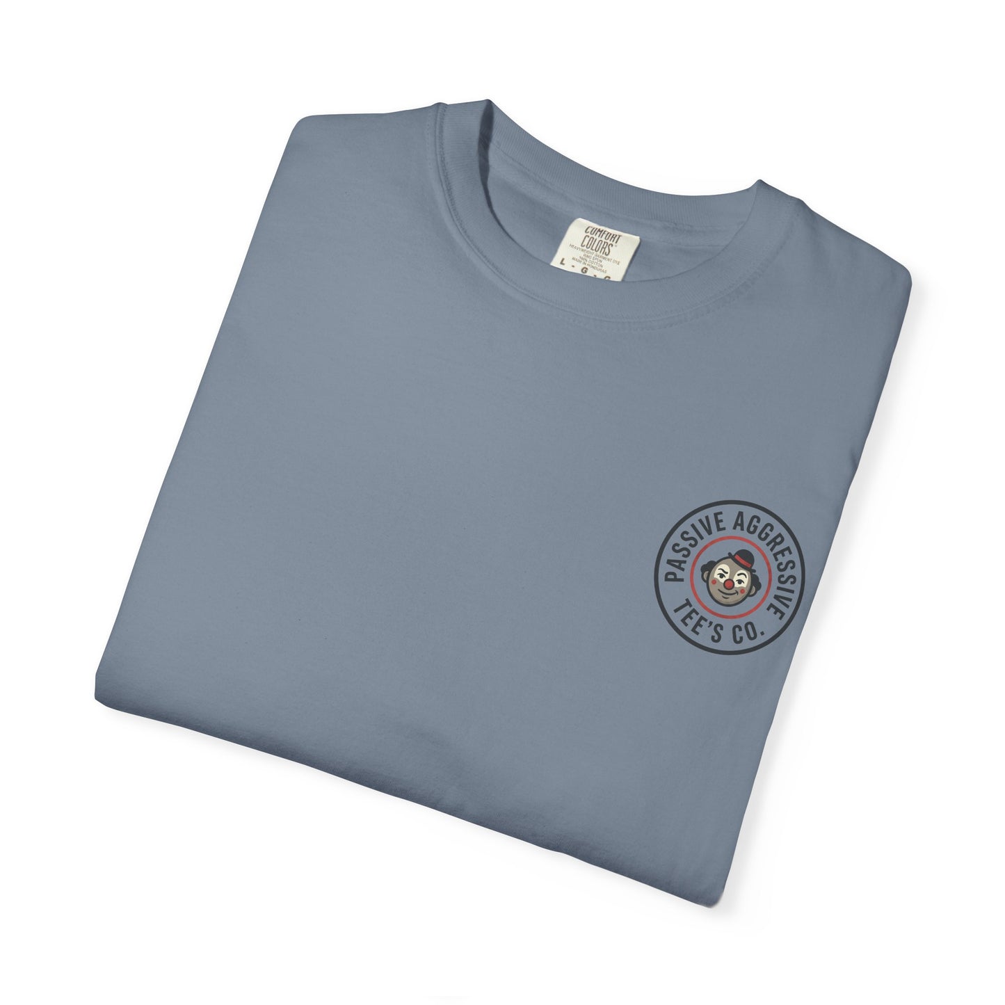 T-Shirt — "The way your parents pretend to be together… reminds me how you pretend to be on a diet" Script Back Graphic