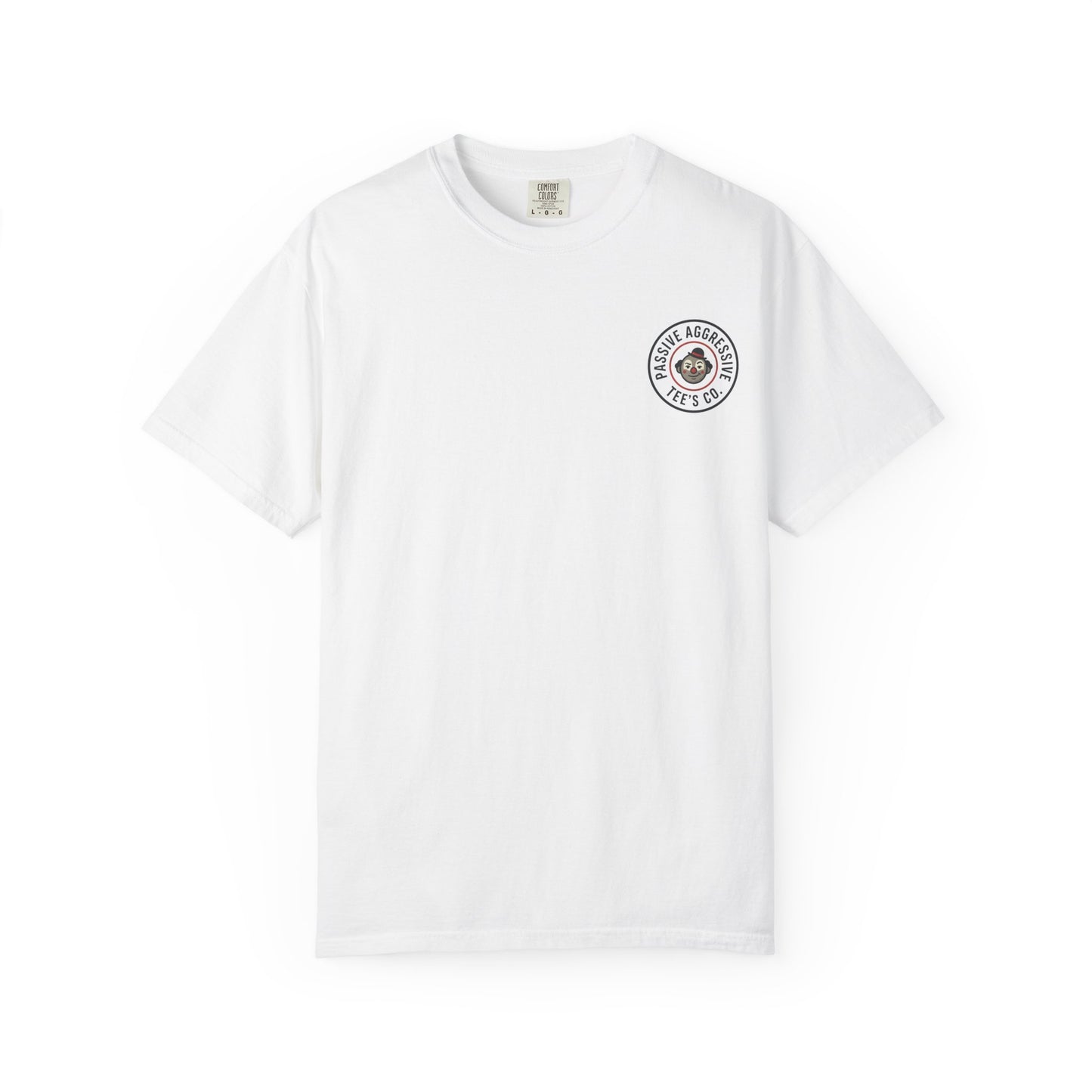 T-Shirt — "The way your parents pretend to be together… reminds me how you pretend to be on a diet" Script Back Graphic